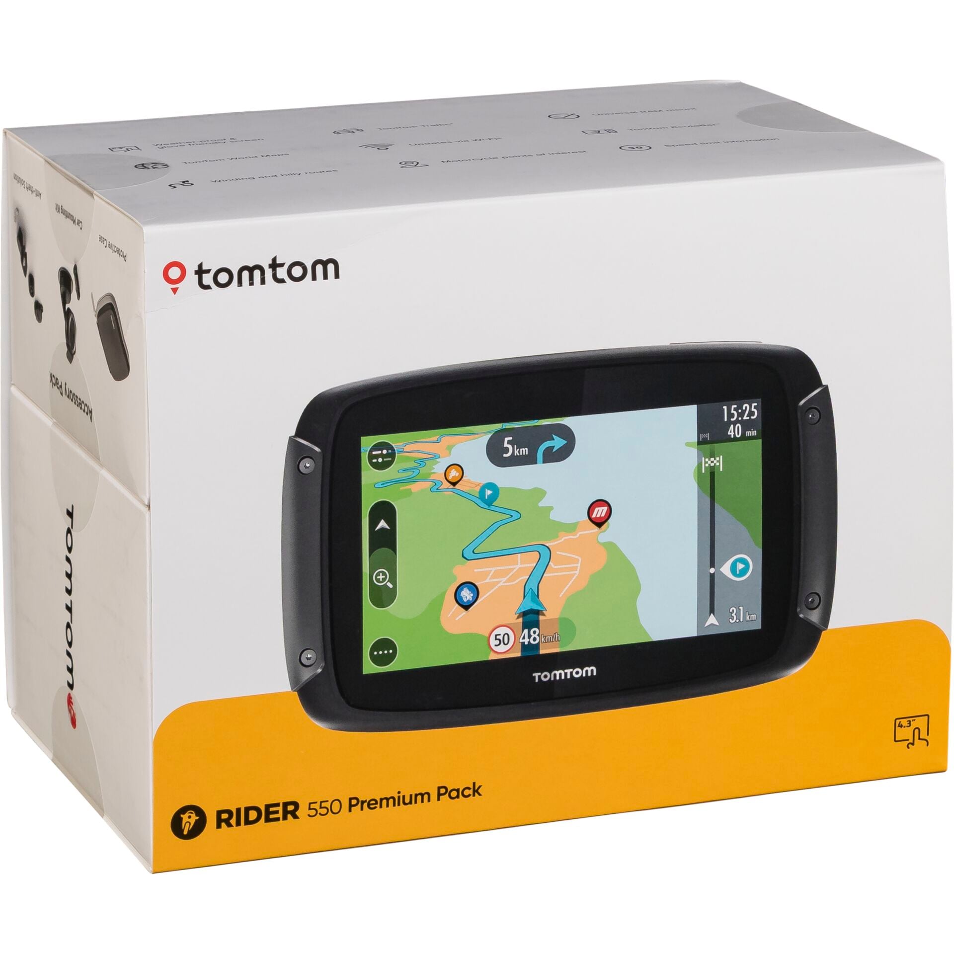 TomTom Rider 550 World Premium Pack motociklistička GPS navigacija